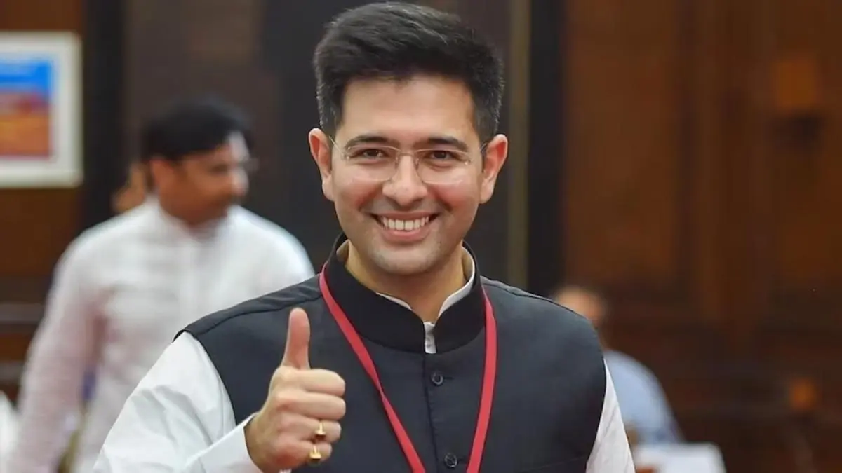 Raghav Chadha has left the Aam Aadmi Party.