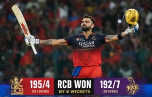 RCB vs KKR Highlights: IPL 2026 Updated Points Table and Playoff Qualification Scenarios