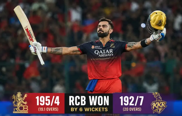Virat Kohli score his 9th ton in RCB vs KKR match